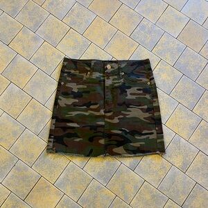 Forever 21 Camo Print Mini Skirt